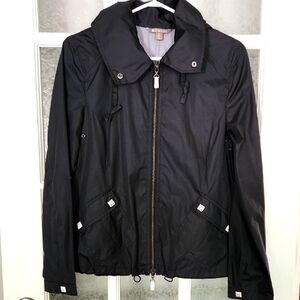 Spanner Black Windbreaker Jacket